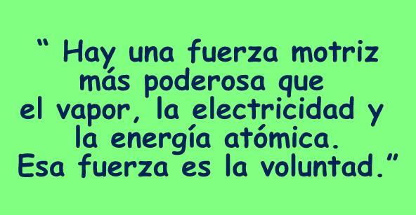 Gran frase de motivación que nos enseña Albert Einstein.