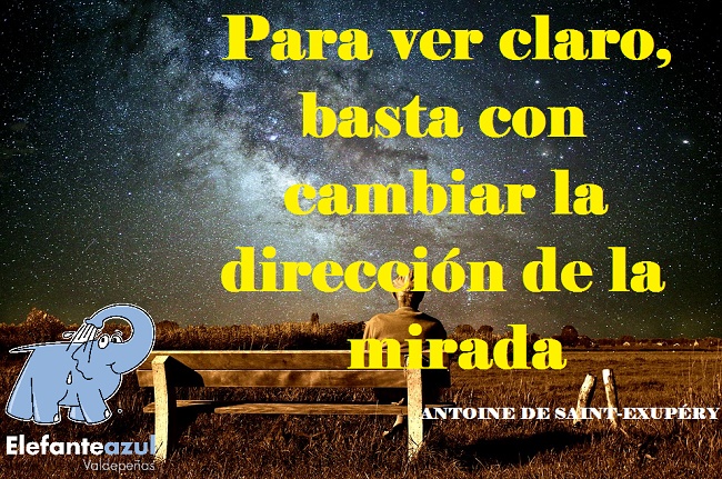 Para ver claro, basta con cambiar la dirección de la mirada