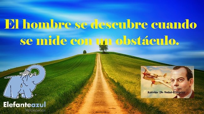 El hombre se descubre cuando se mide con un obstáculo.