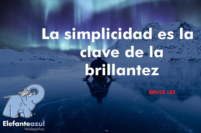 La simplicidad es la clave de la brillantez