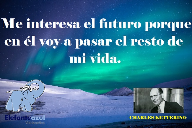 Me interesa el futuro porque en él voy a pasar el resto de mi vida. 