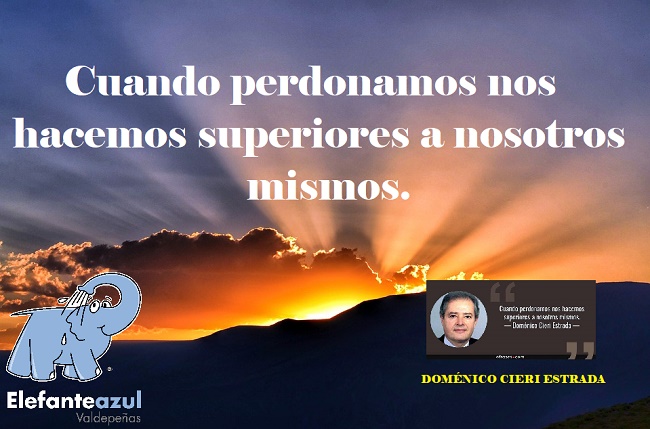 Cuando perdonamos nos hacemos superiores a nosotros mismos.