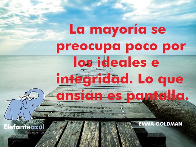 La mayoría se preocupa poco por los ideales e integridad. Lo que ansían es pantalla.