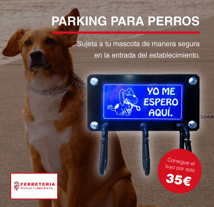Parking para perros de Ferreter&iacute;a Hnos. Carb&oacute; Roche