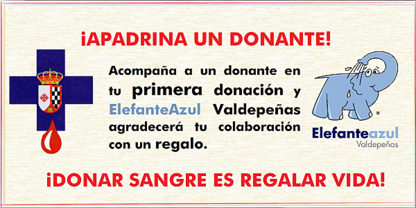 Acción cuya finalidad es aumentar el número de donantes de sangre en Valdepeñas