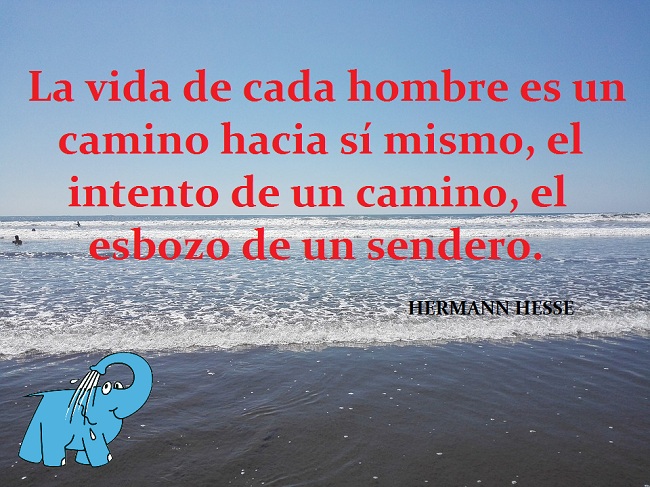  Frases de Hermann Hesse  La vida de cada hombre es un camino hacia sí mismo, el intento de un camino, el esbozo de un sendero.