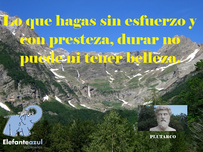 Lo que hagas sin esfuerzo y con presteza, durar no puede ni tener belleza.