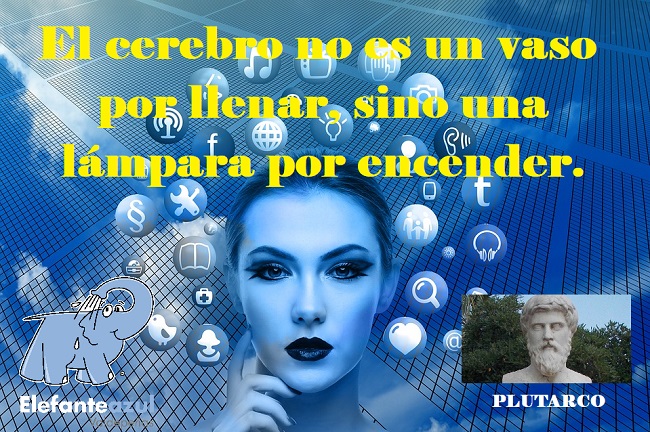 El cerebro no es un vaso por llenar, sino una lámpara por encender.