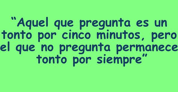 Proverbio chino 