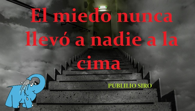 El miedo nunca llevó a nadie a la cima