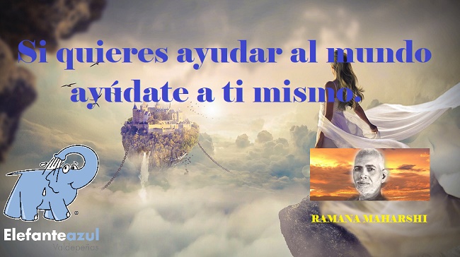 Si quieres ayudar al mundo ayúdate a ti mismo.