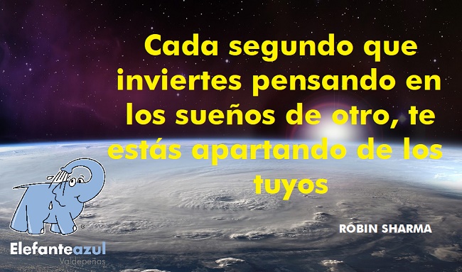 Cada segundo que inviertes pensando en los sueños de otro, te estás apartando de los tuyos