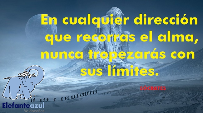 En cualquier dirección que recorras el alma, nunca tropezarás con sus límites.