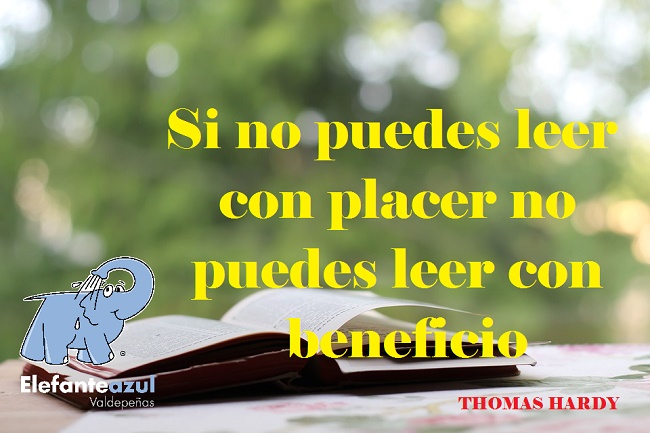 Si no puedes leer con placer no puedes leer con beneficio