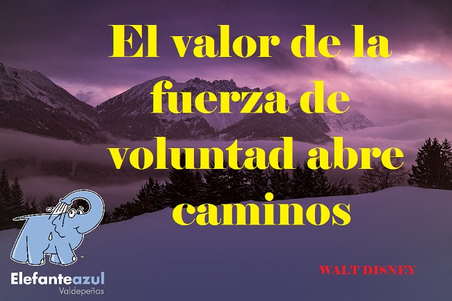 El valor de la fuerza de voluntad abre caminos