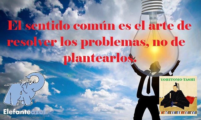 El sentido común es el arte de resolver los problemas, no de plantearlos.