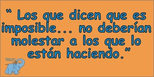 Frase del día Elefante Azul Valdepeñas