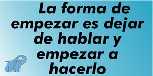 Frase del día Elefante Azul Valdepeñas