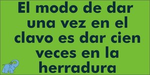 Frase del día Elefante Azul Valdepeñas