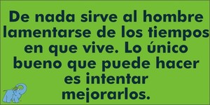 Frase del día Elefante Azul Valdepeñas