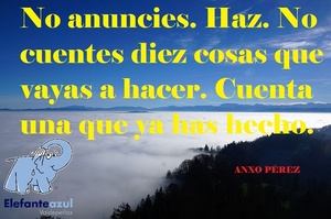 Frase del día Elefante Azul Valdepeñas
