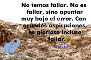 Frase del día Elefante Azul Valdepeñas