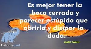 Frase del día Elefante Azul Valdepeñas