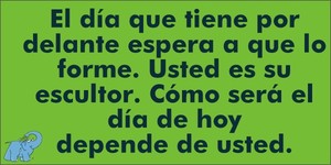 Frase del día Elefante Azul Valdepeñas