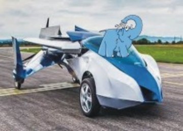 ¿ Un coche-avión ?