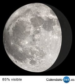 Fase lunar 06 de junio de 2015