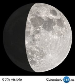 Fase lunar 26 de junio de 2015