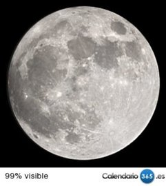 Fase lunar 01 de julio de 2015