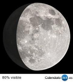 Fase lunar 27 de julio de 2015
