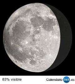 Fase lunar 02 de septiembre de 2015