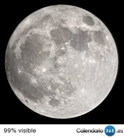 Fase lunar 28 de octubre de 2015