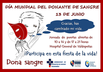 Próxima celebración Día Mundial del Donante de Sangre 2019