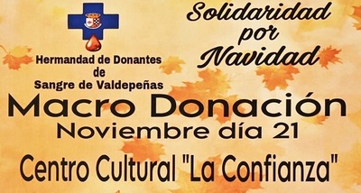 'MACRO DONACIÓN' DE SANGRE EN VALDEPEÑAS NOVIEMBRE 2024
